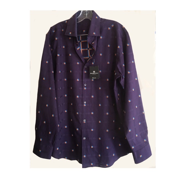Bugatchi button down shirt. ✨Beautiful✨ - Picture 4 of 8